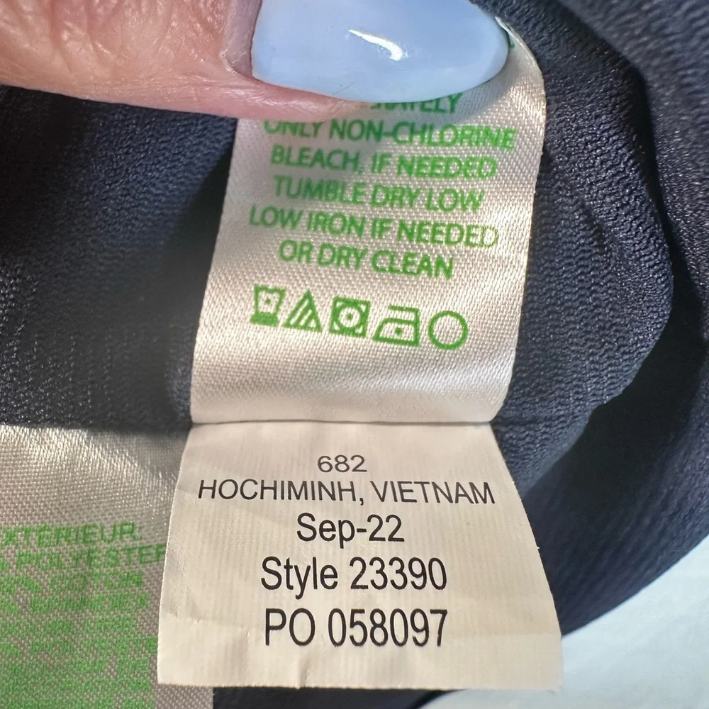 Lilly Pulitzer Callista Shift Dress Navy Blue White Lace High Neck Mini 2zippers - Picture 7 of 12